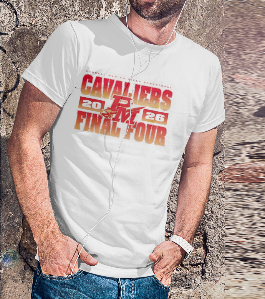 Cavaliers PM 2026 Final Four Purcell Marian Girls Basketball T-Shirt