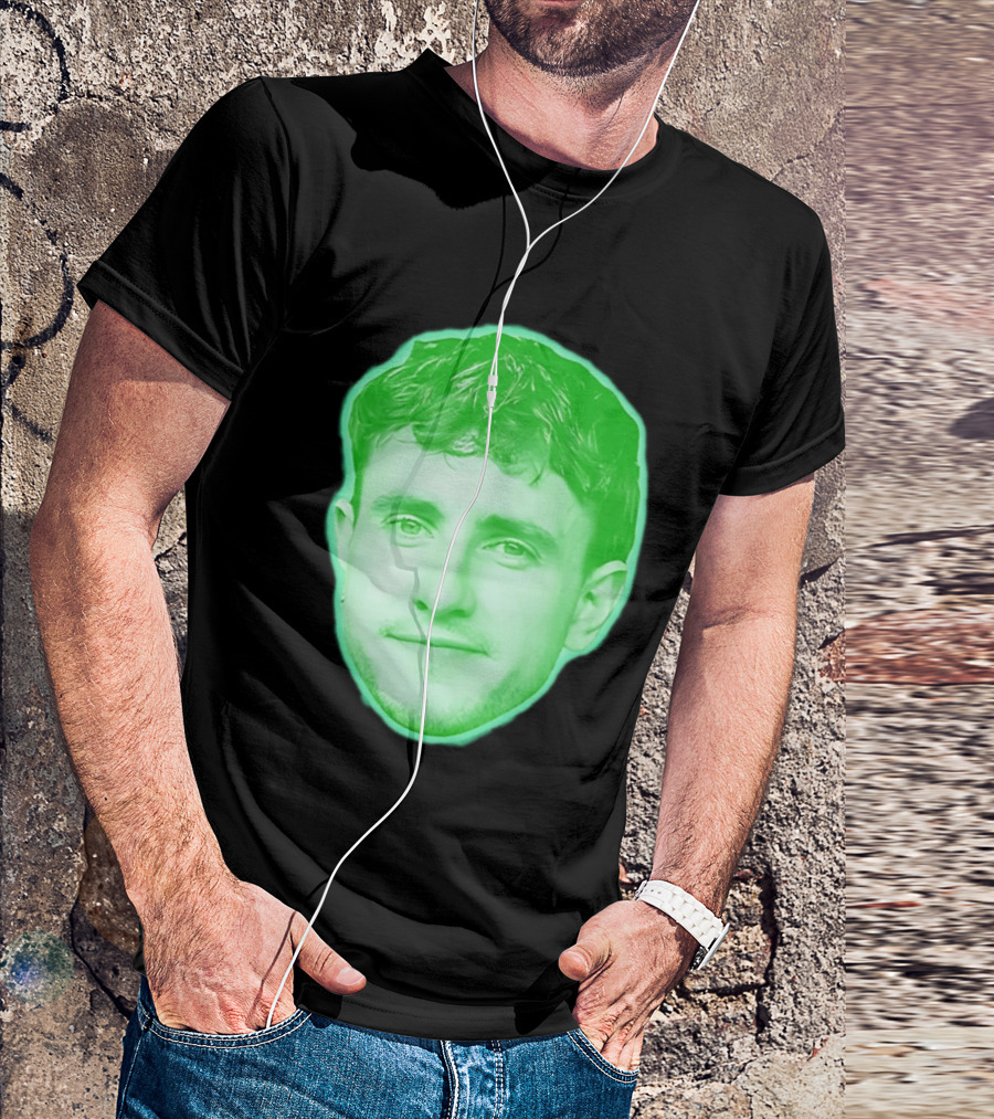 Paul Mescal Green Face St Patrick's Day 2026 T-Shirt