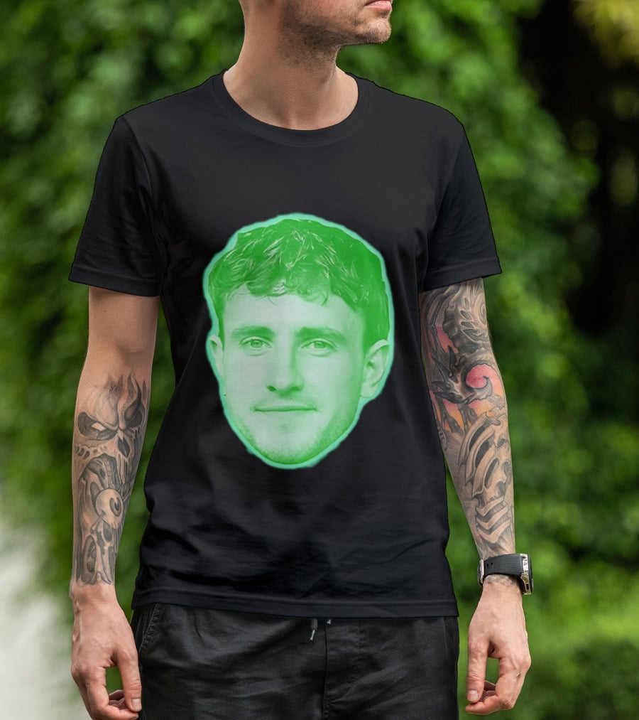 Paul Mescal Green Face St Patrick's Day 2026 T-Shirt