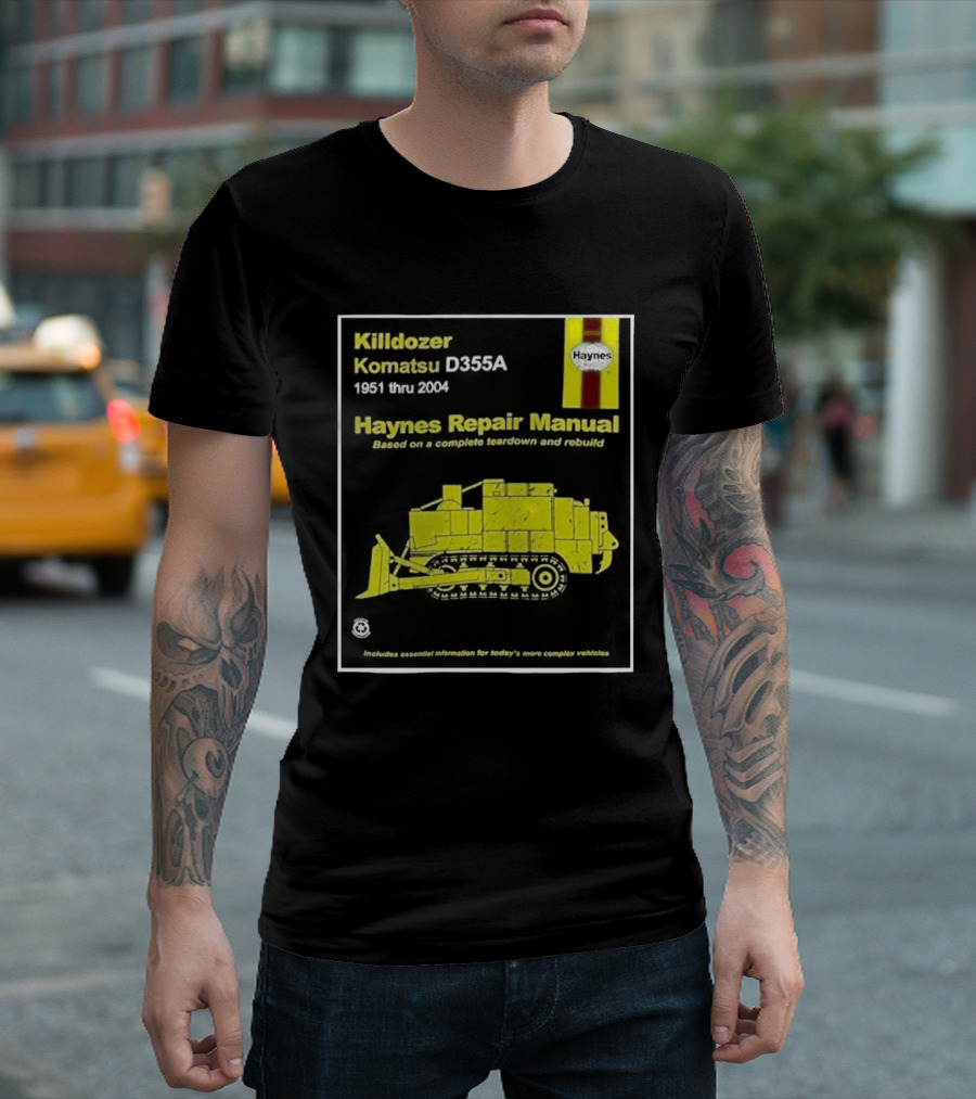 Killdozer Komatsu D355A Haynes Manual 2004 Colorado Rampage Event T-Shirt