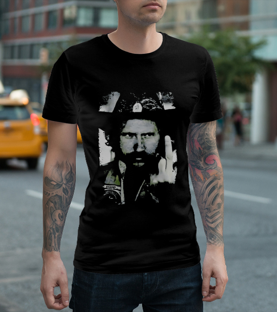 Dale Earnhardt Racing Iconic Gesture Nascar Legend T-Shirt