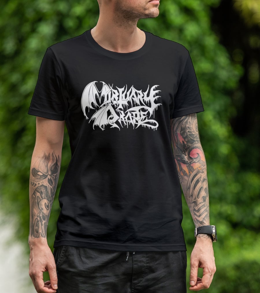 Mortuary Drape Metal Winged Gothic T-Shirt