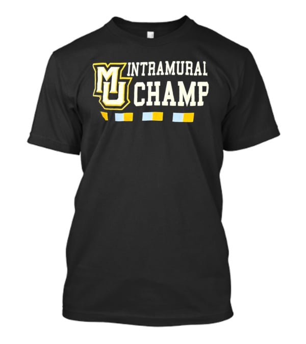 Marquette University Intramural Champion MU Letterman T-Shirt