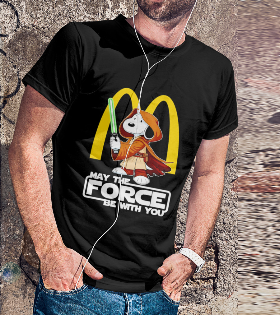 May The Force Be With You Snoopy Jedi McDonald's T-Shirt