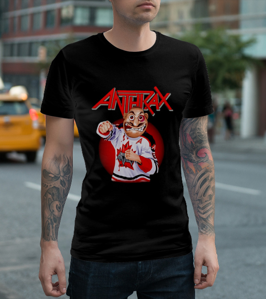 Anthrax Hockey Jersey With Mad T-Shirt
