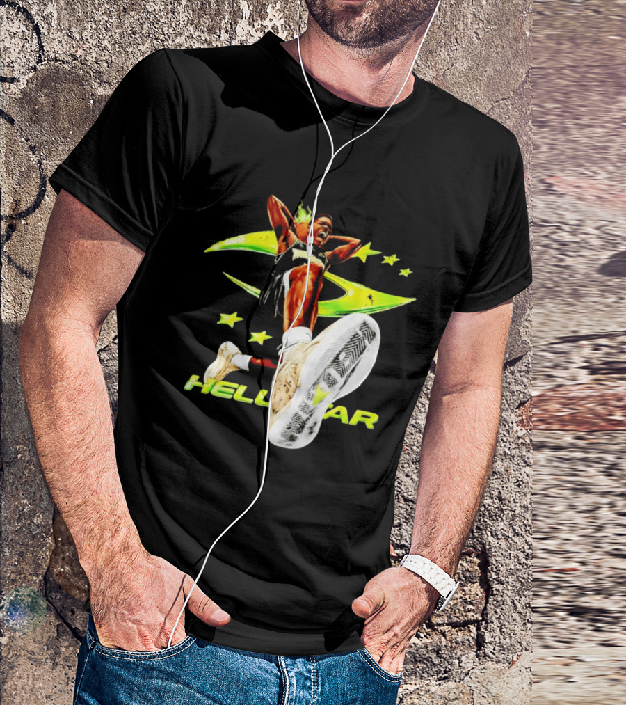 Hell Star Anthony Edwards Minnesota Timberwolves Dunk Flame T-Shirt