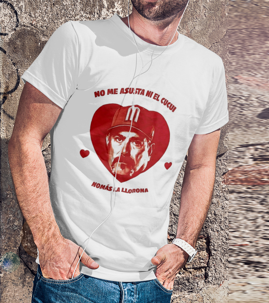 Benji Gil No Me Asusta Ni El Cucui Corazón Valle Duendos T-Shirt