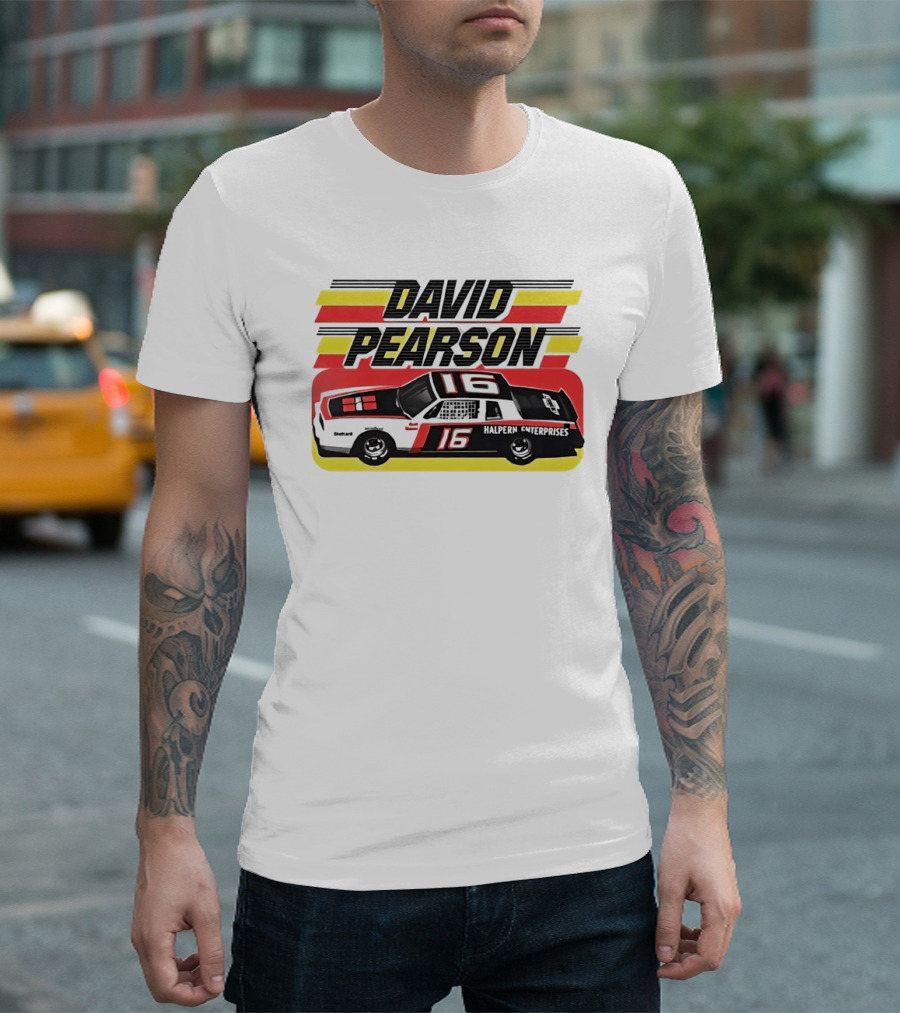 David Pearson 16 Halpern Enterprises Racing Car T-Shirt