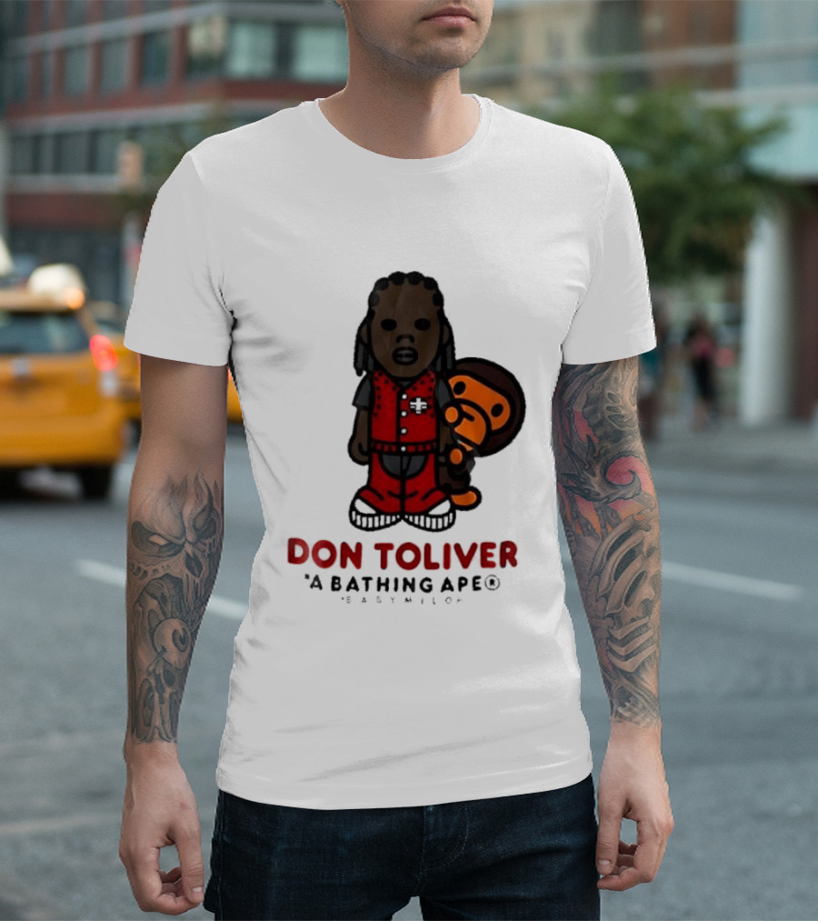 Don Toliver A Bathing Ape Baby Milo Collaboration T-Shirt