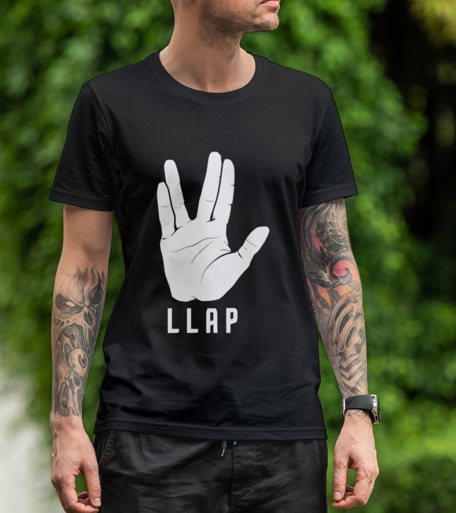 LLAP Vulcan Salute Hand T-Shirt