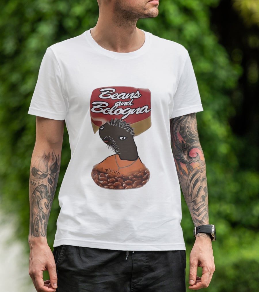 Beans And Bologna Can Head Character With Beans T-Shirt