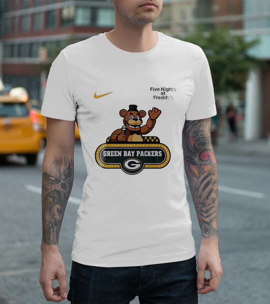 Green Bay Packers Freddy Fazbear T-Shirt
