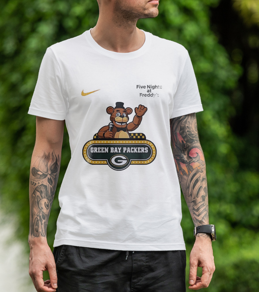 Green Bay Packers Freddy Fazbear T-Shirt