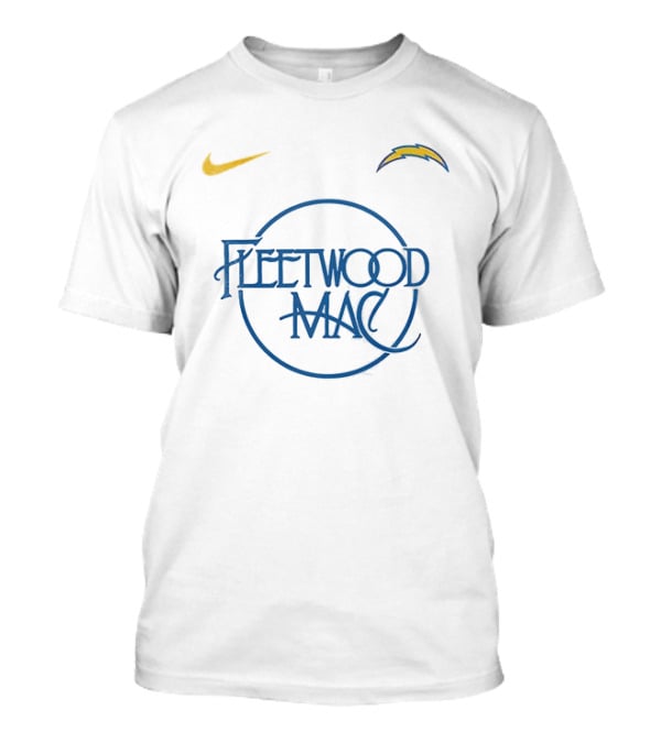 Los Angeles Chargers Fleetwood Mac Nike Collaboration T-Shirt