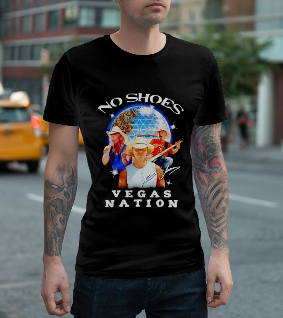 Kenny Chesney No Shoes Vegas Nation Live Music Event T-Shirt