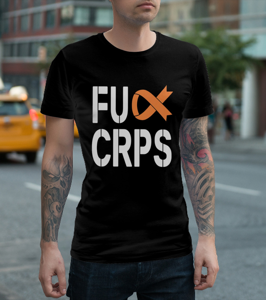 CRPS Awareness Orange Ribbon Support T-Shirt