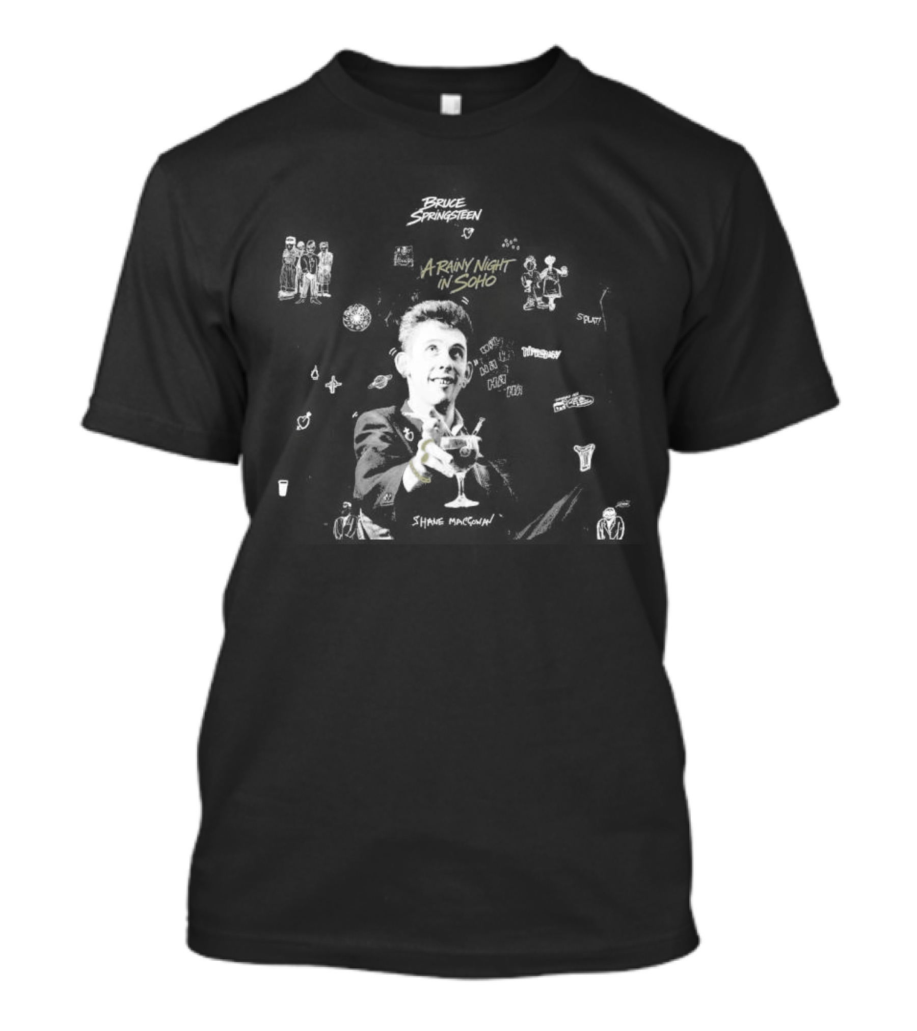 Bruce Springsteen A Rainy Night In Soho T-Shirt
