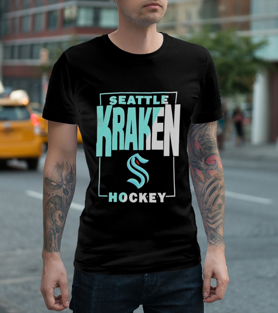 Seattle Kraken S Logo Hockey Team Spirit T-Shirt