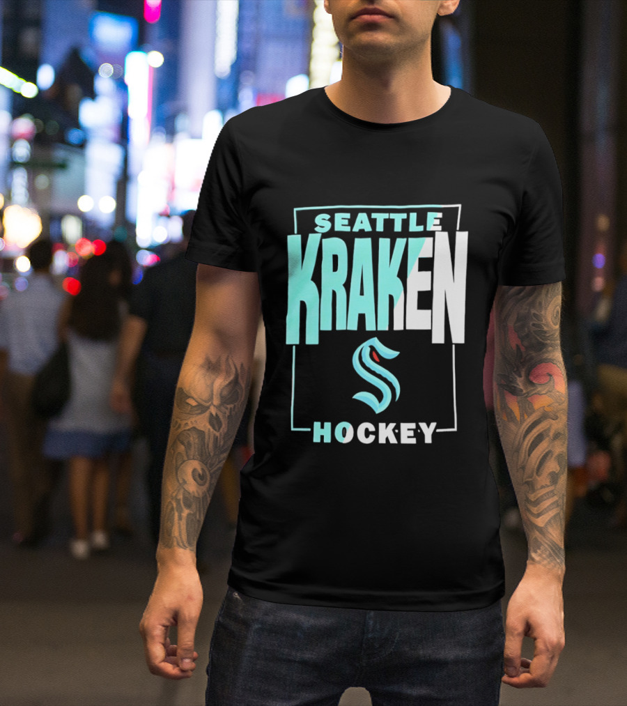 Seattle Kraken S Logo Hockey Team Spirit T-Shirt