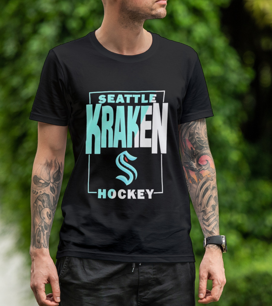 Seattle Kraken S Logo Hockey Team Spirit T-Shirt