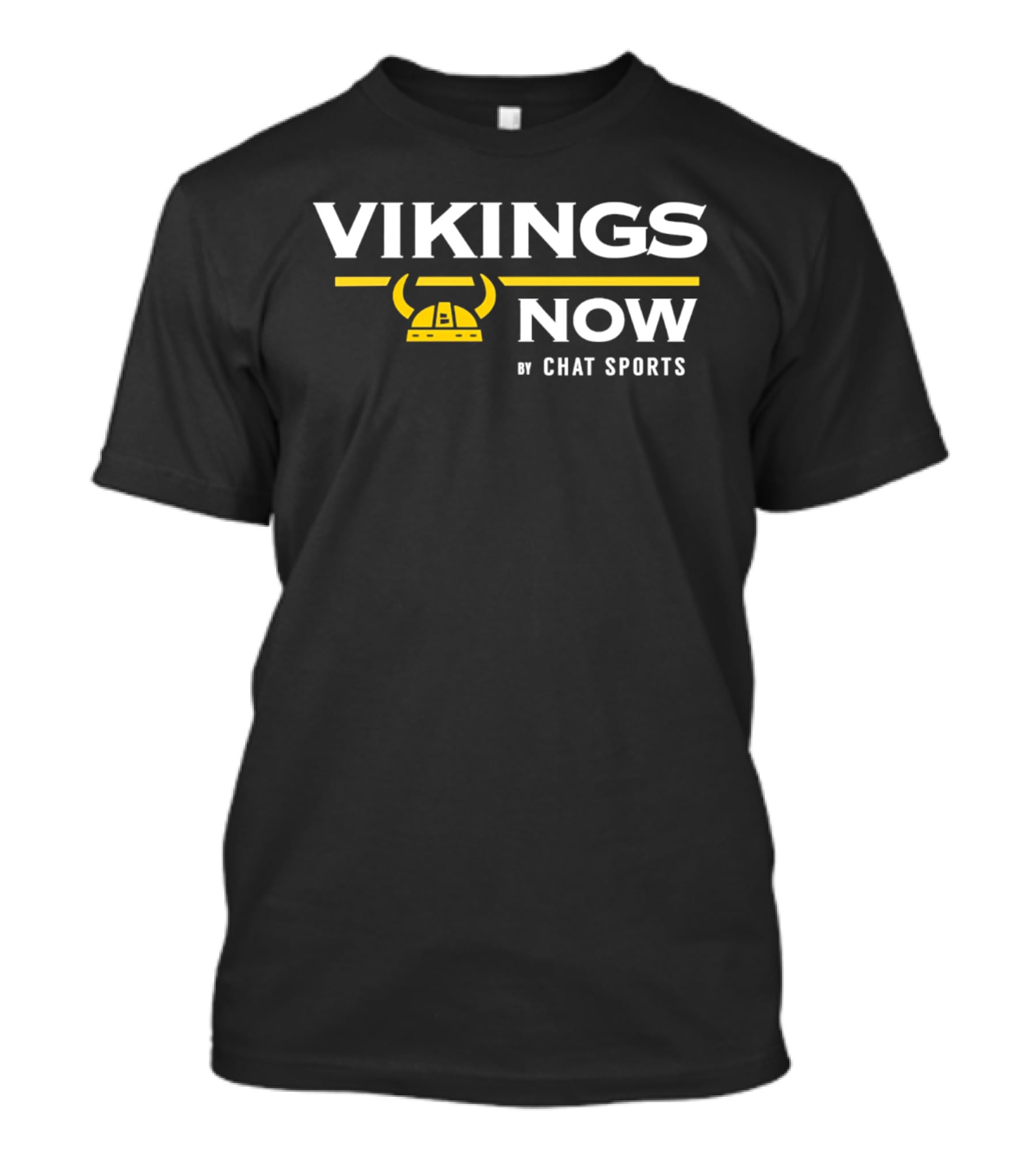 Vikings Now Chat Sports Minnesota Vikings Horns Helmets T-Shirt
