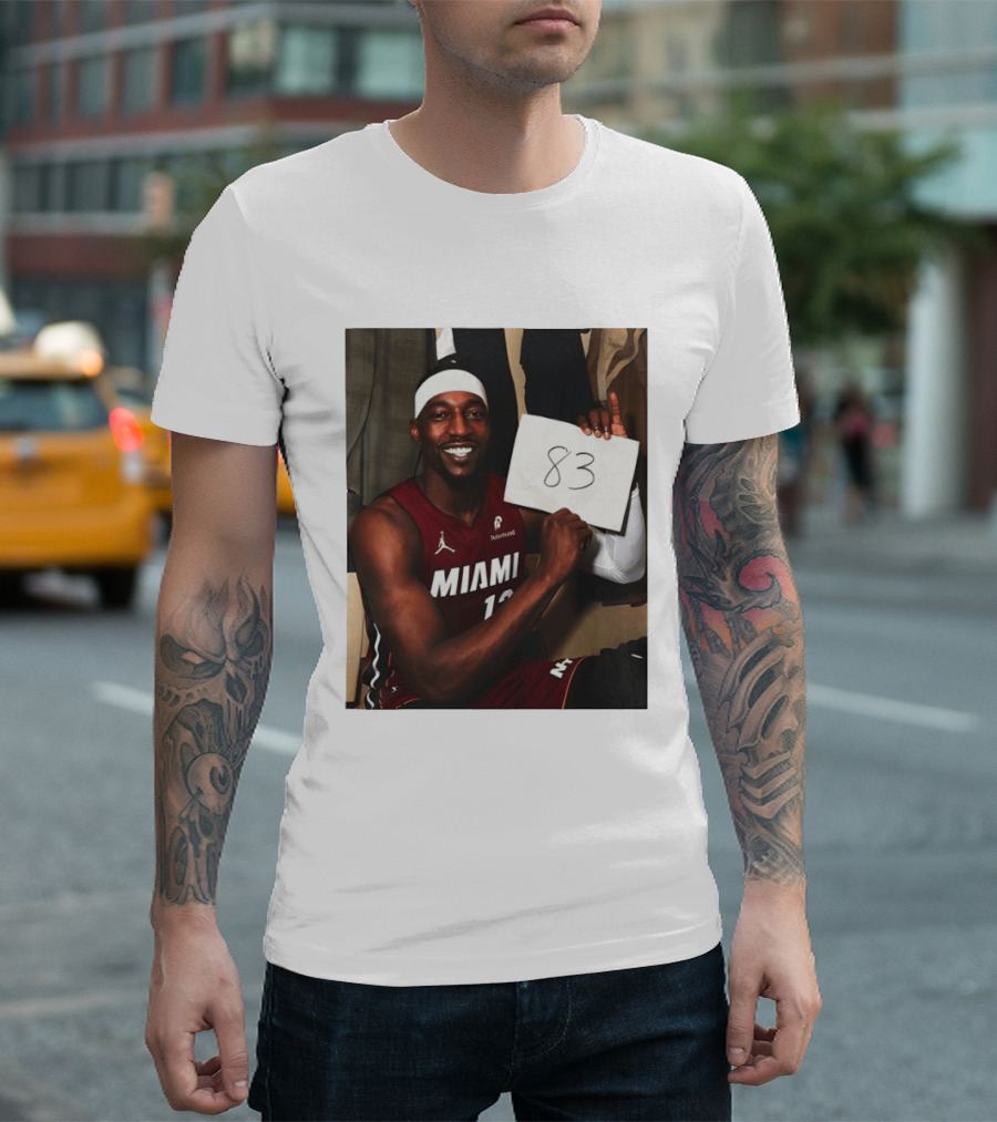 Bam Adebayo 83 Points Miami Heat Tribute NBA Legend Wilt Chamberlain T-Shirt