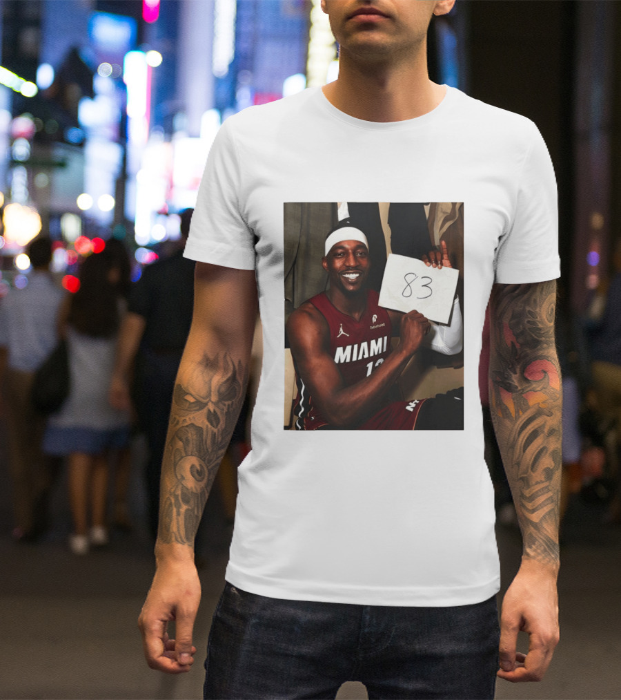 Bam Adebayo 83 Points Miami Heat Tribute NBA Legend Wilt Chamberlain T-Shirt