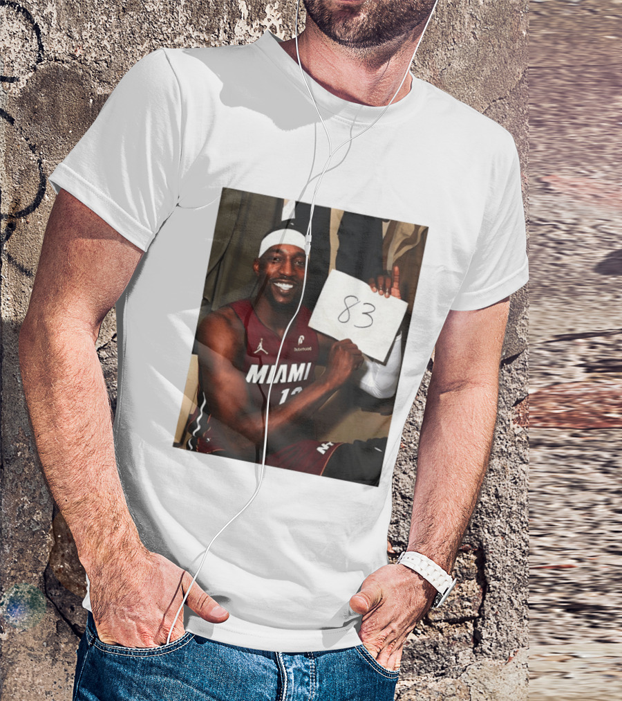 Bam Adebayo 83 Points Miami Heat Tribute NBA Legend Wilt Chamberlain T-Shirt