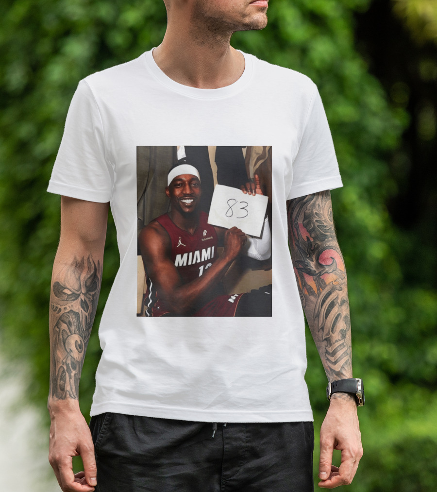 Bam Adebayo 83 Points Miami Heat Tribute NBA Legend Wilt Chamberlain T-Shirt