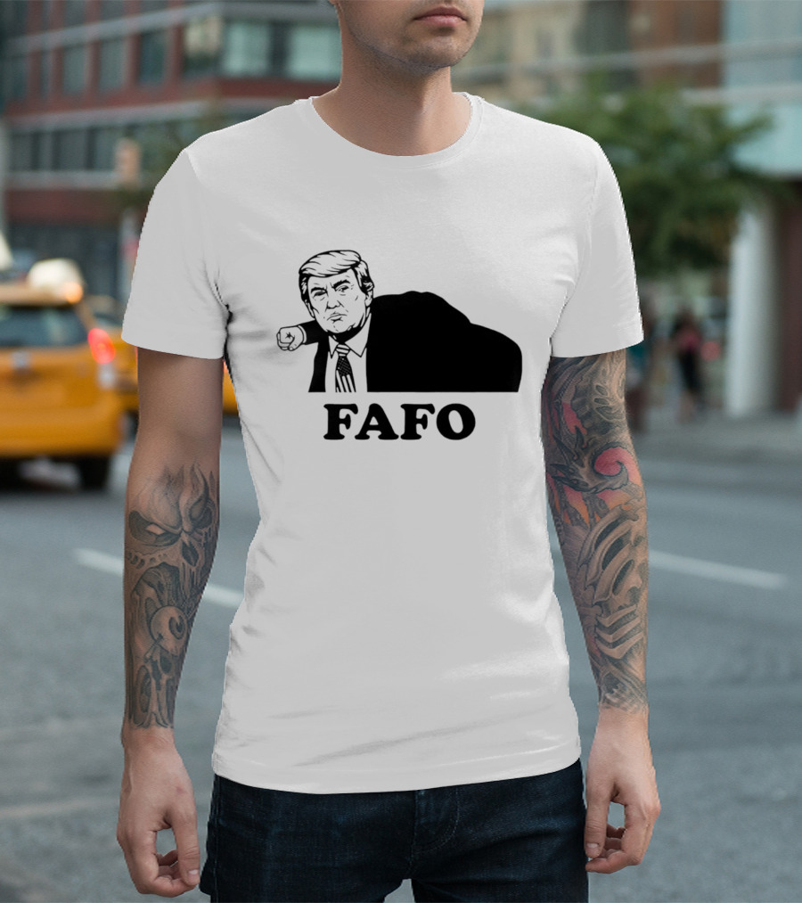 Donald Trump FAFO Punching T-Shirt