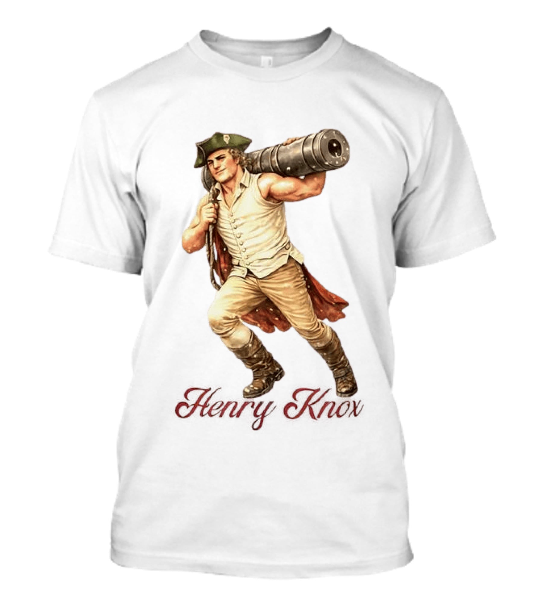 Henry Knox Revolutionary War Cannon Carrier T-Shirt