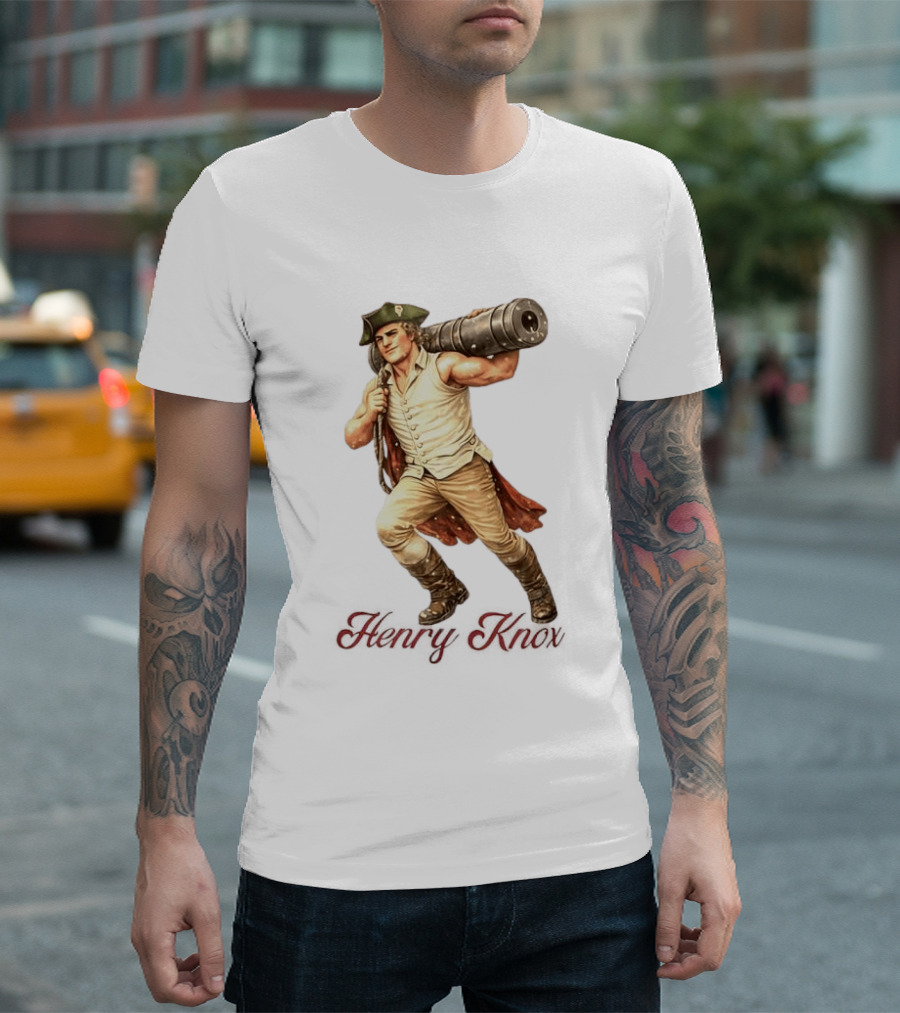 Henry Knox Revolutionary War Cannon Carrier T-Shirt