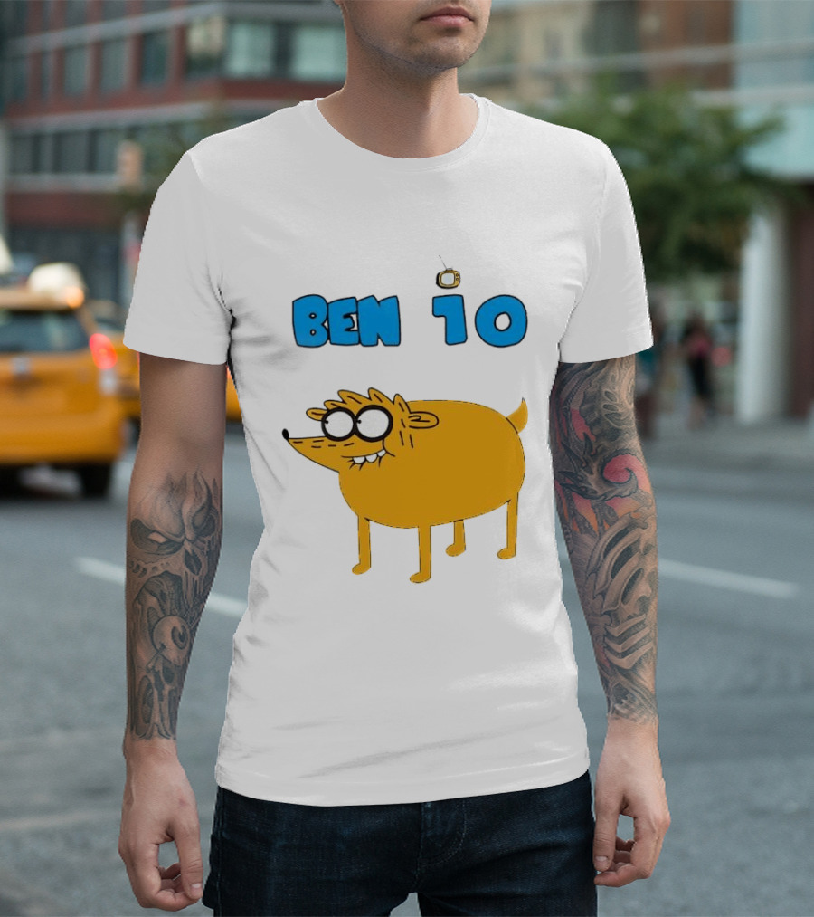 Ben 10 Jake The Dog Crossover Cartoon Network Fan T-Shirt