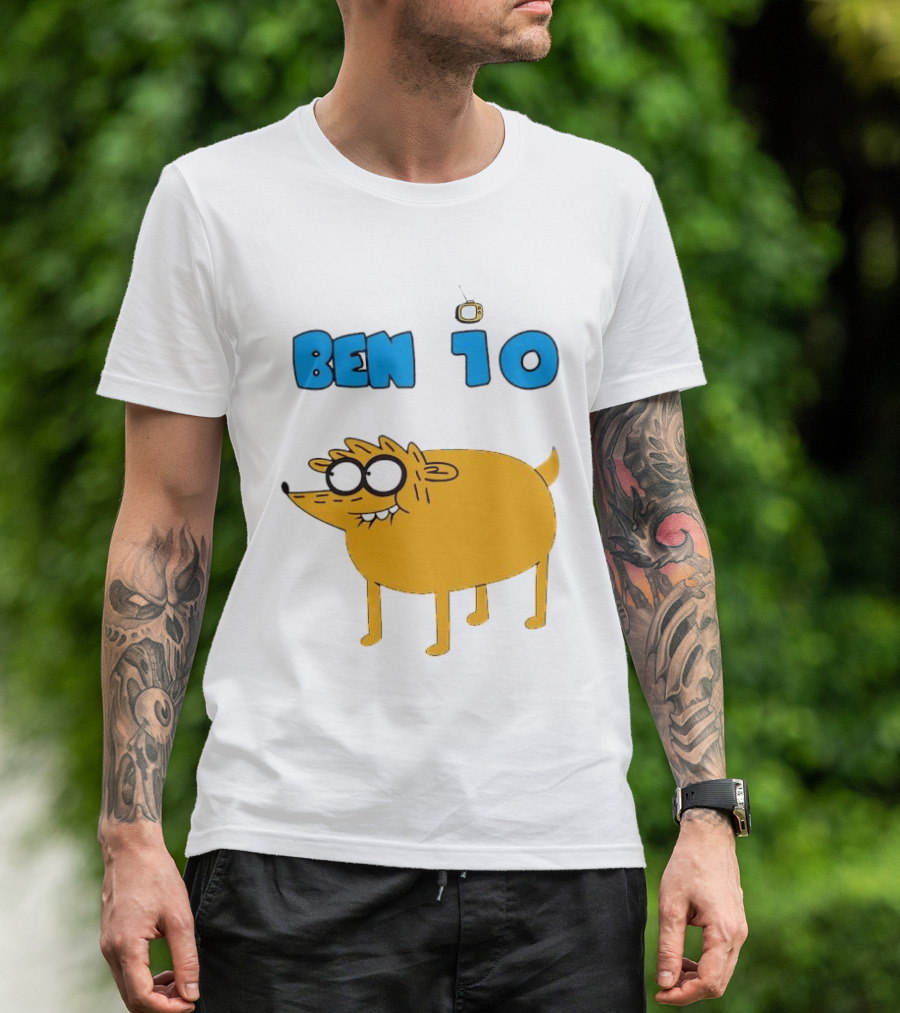 Ben 10 Jake The Dog Crossover Cartoon Network Fan T-Shirt