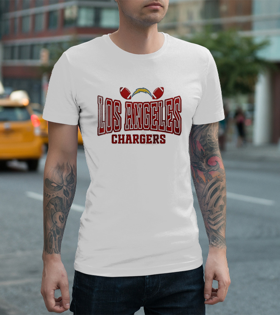 Los Angeles Chargers Sorry Ladies My Heart Belongs Valentine's Day T-Shirt