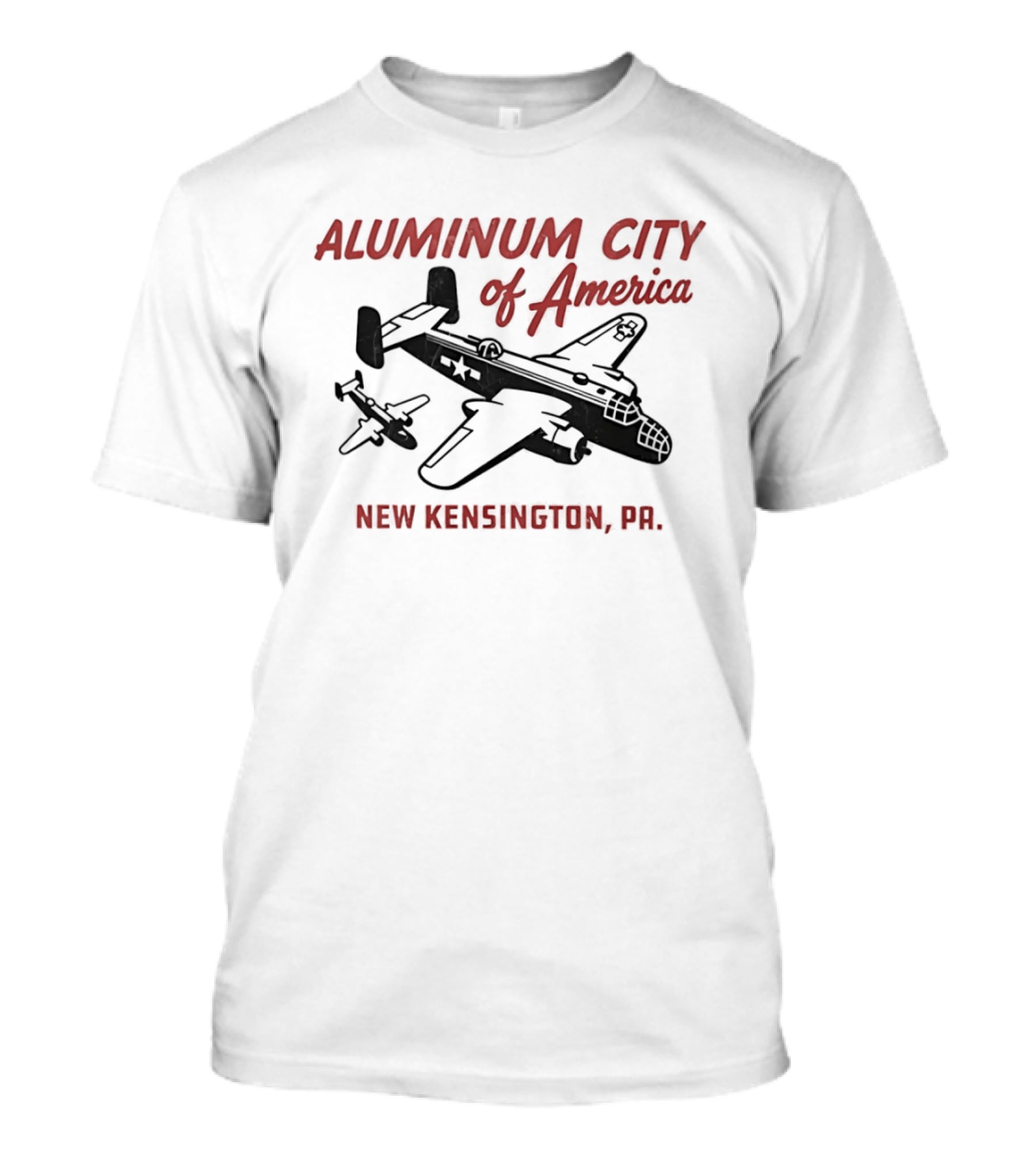 Aluminum City Of America New Kensington Pa North American B 25 Mitchell T-Shirt