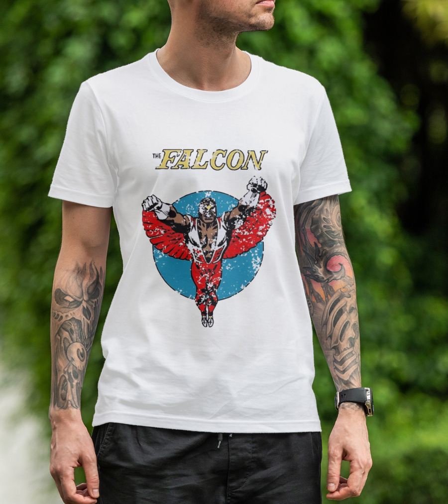 The Falcon Flying Marvel Comics T-Shirt