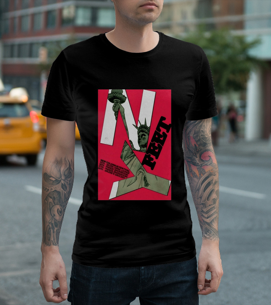 FEET New Colossus Festival 2026 Lady Liberty Statue Of Liberty Silvers Pianos Arlenes T-Shirt