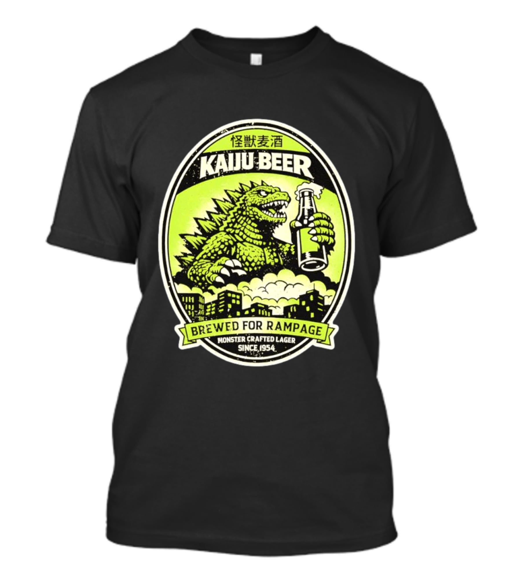 Kaiju Beer Brewed For Rampage Monster Crafted Lager Since 1954 T-Shirt