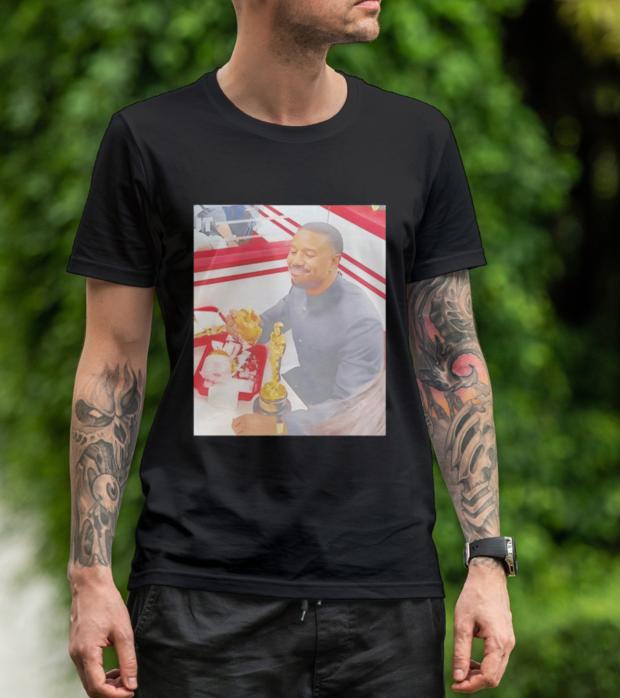 Michael B Jordan Burger Celebration Sinners 2026 Oscar T-Shirt