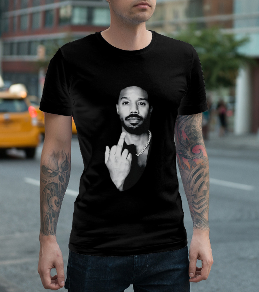 Michael B. Jordan Best Actor 2026 Oscar Middle Finger T-Shirt