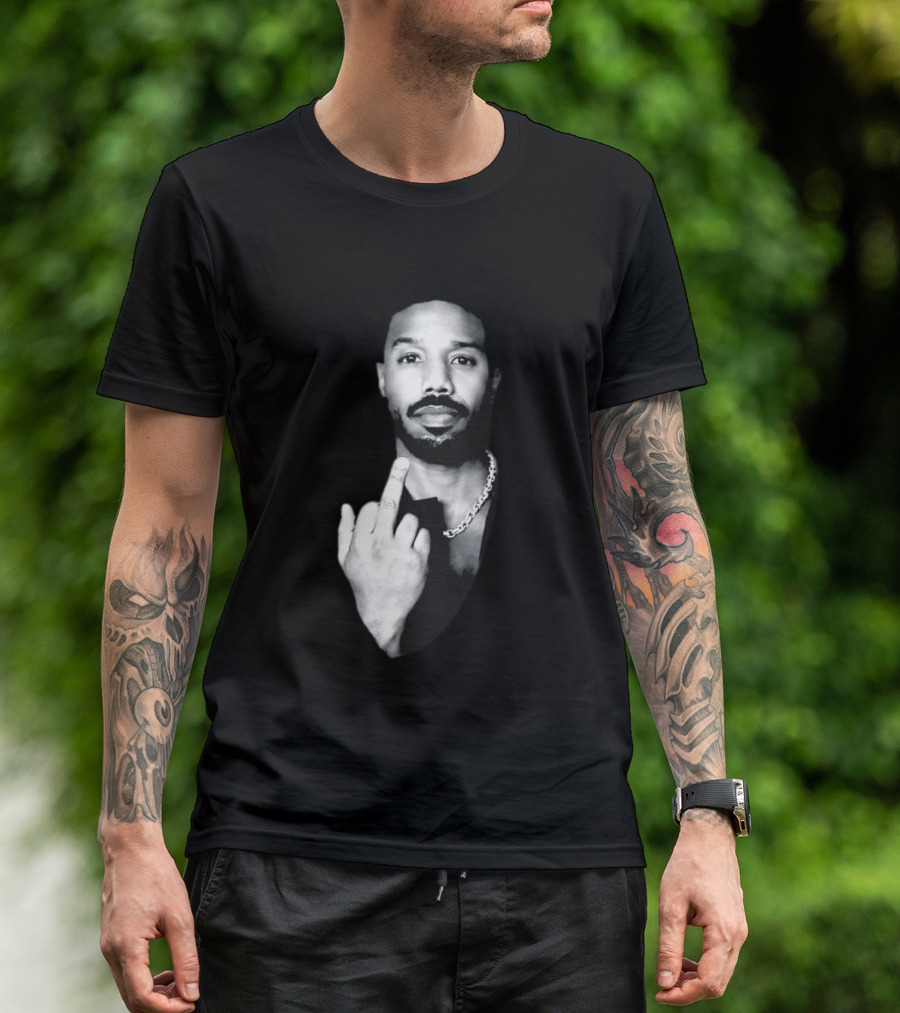 Michael B. Jordan Best Actor 2026 Oscar Middle Finger T-Shirt