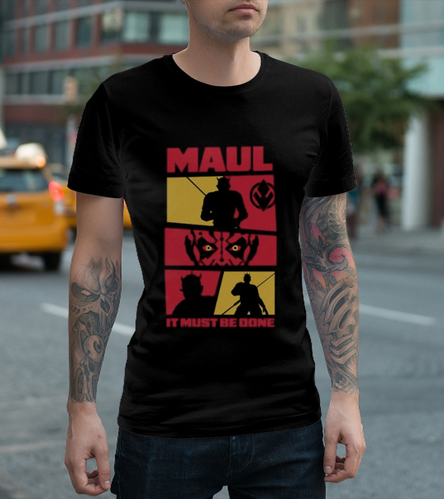 Maul Shadow Lord It Must Be Done Star Wars T-Shirt