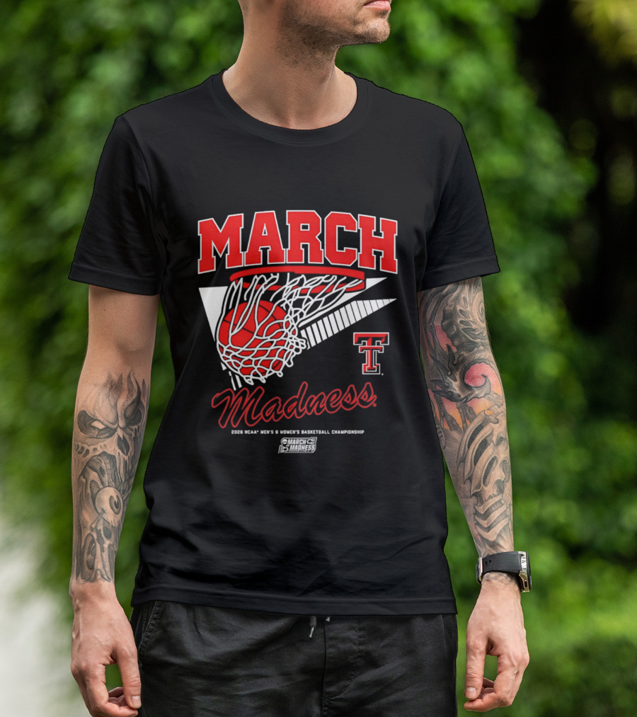 Texas Tech Red Raiders March Madness 2026 Basketball Championship T-Shirt