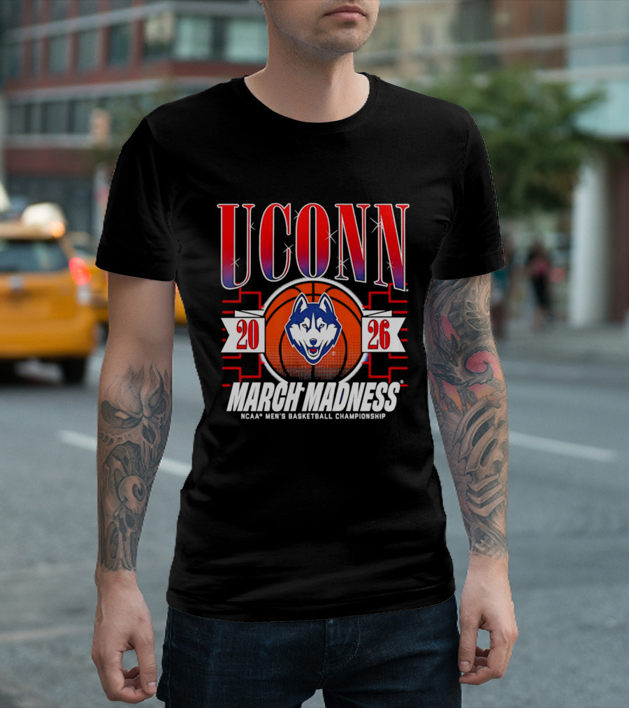 UConn Huskies 2026 NCAA Men's Basketball Championship March Madness T-Shirt