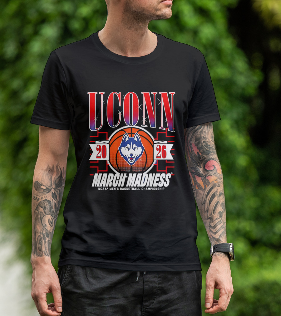 UConn Huskies 2026 NCAA Men's Basketball Championship March Madness T-Shirt