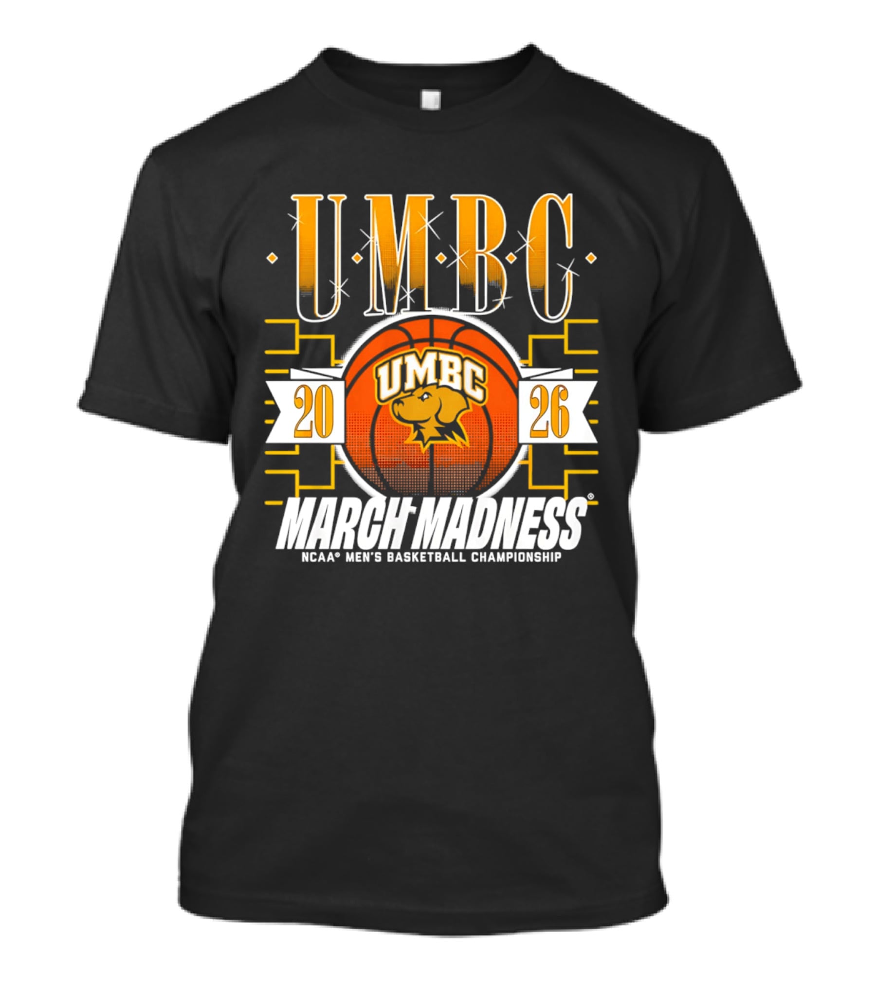 UMBC Retrievers 2026 NCAA Men's Basketball March Madness Championship T-Shirt