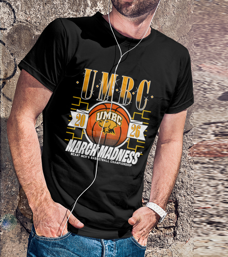 UMBC Retrievers 2026 NCAA Men's Basketball March Madness Championship T-Shirt