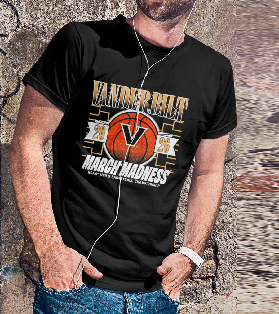 Vanderbilt Basketball 2026 NCAA March Madness Championship T-Shirt