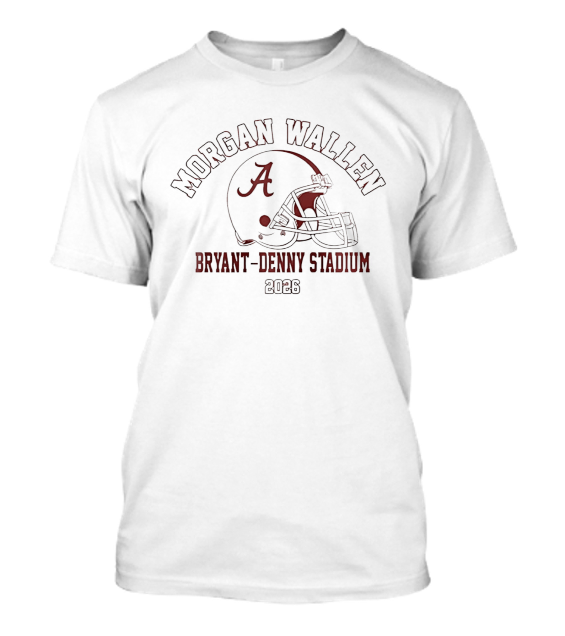 Morgan Wallen Alabama Crimson Tide Bryant Denny Stadium 2026 T-Shirt